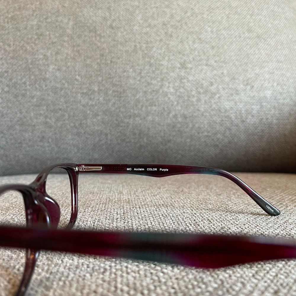Genevieve Paris Design Eyeglass Frames - Purple - Picture 4 of 5